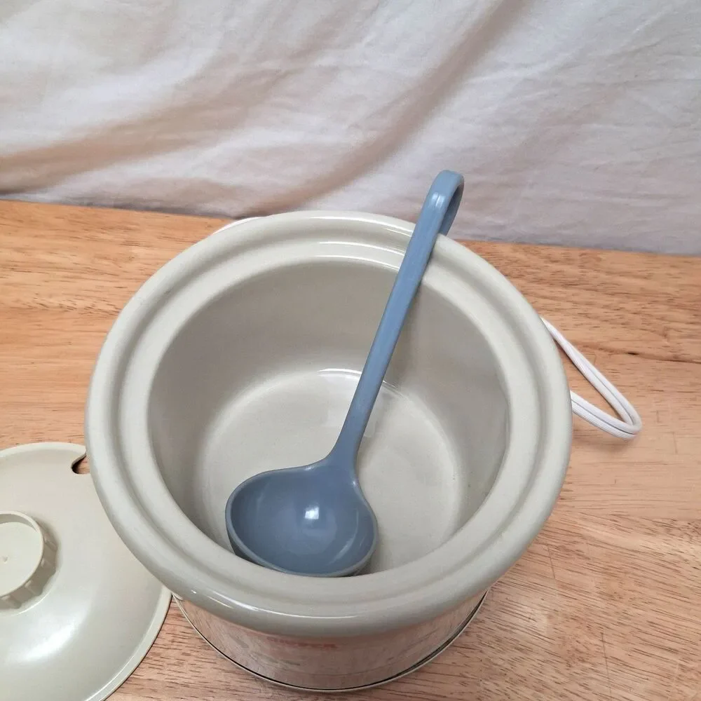 Vintage Rival Little Dipper Electric Stoneware Server Model 3204D Tested